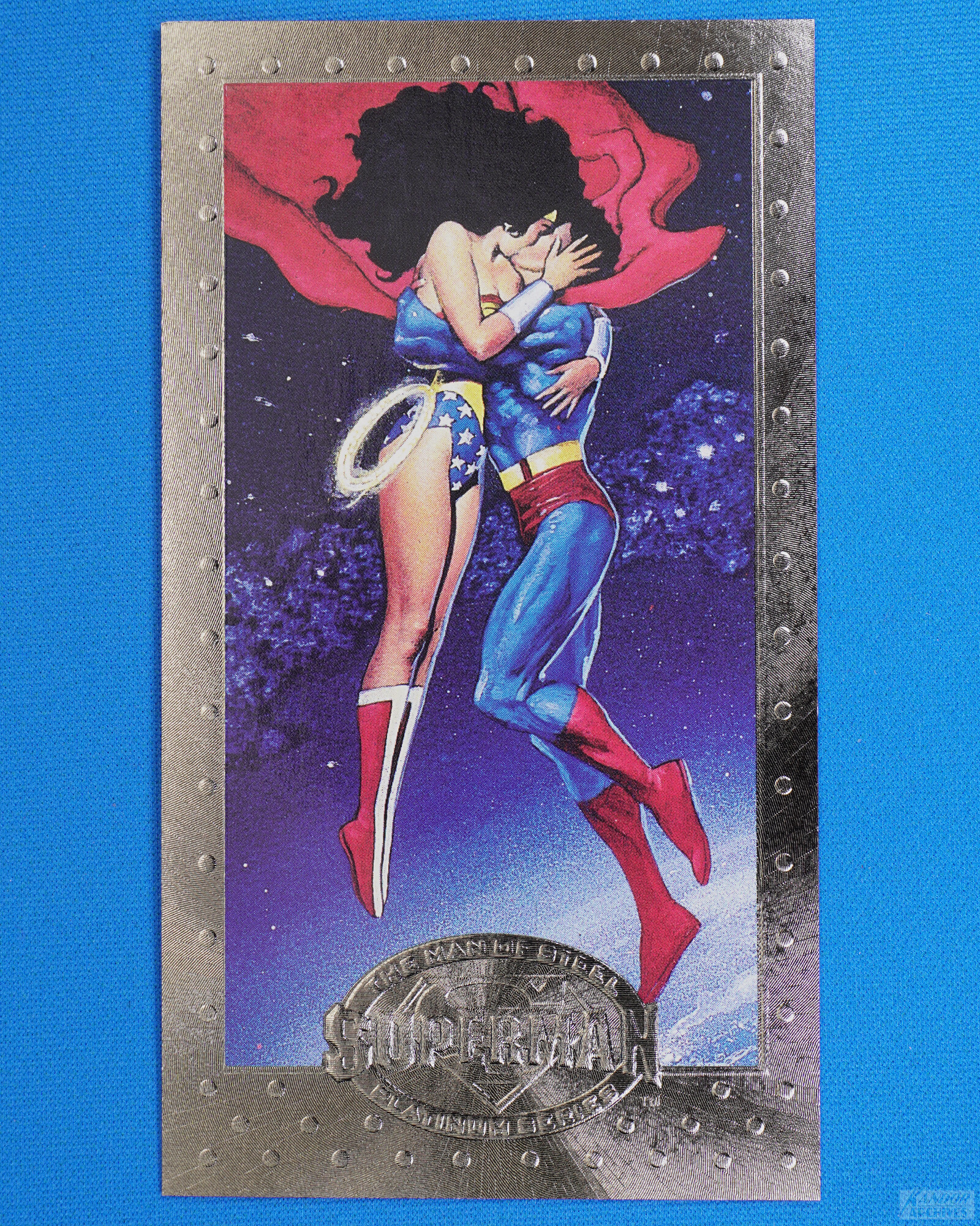 1994 SkyBox : Superman: The Man of Steel Platinum Series Premium Edition - #46 - Two of a Kind