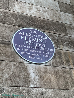London - 5 Jun 21 - Paddington - St Mary's Hospital - Memorial Plaque To Sir Alexander Fleming (1881-1955) | by Kimhaz - Here and There