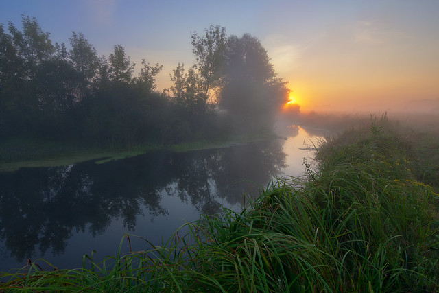 Dawn on the Volchya River