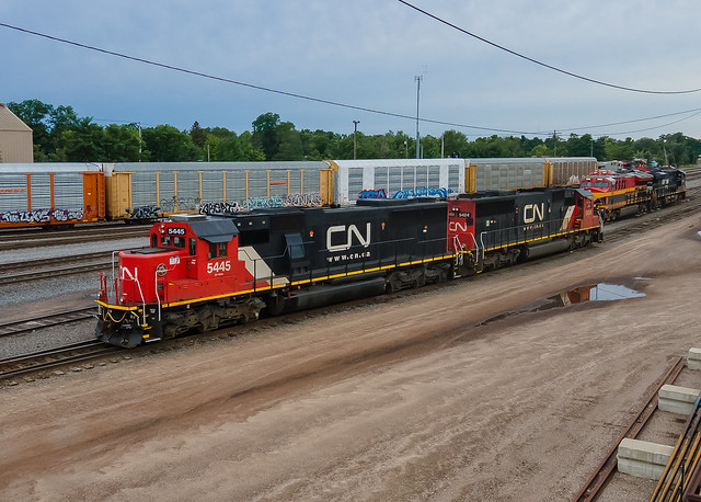 Canadian National CN 5445 (EMD SD60) Stevens Point, Wisconsin