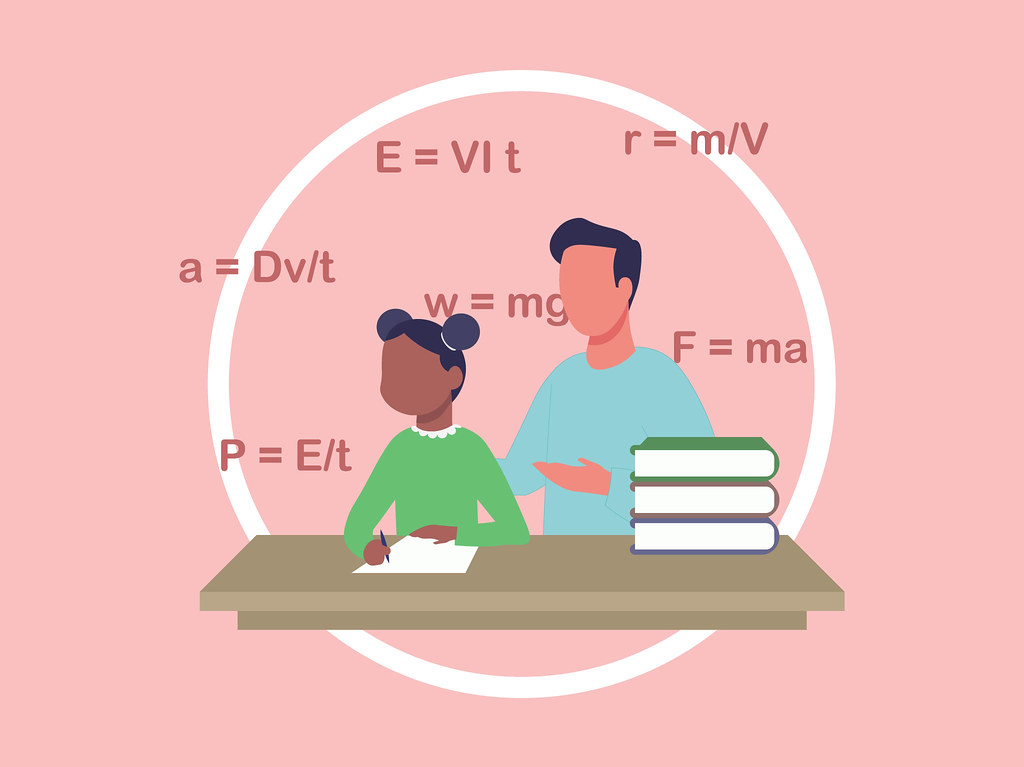 Using Resources Physics Math Tutor Physics Tutor Session with Child Graphic | Graphic of a tuto… | Flickr