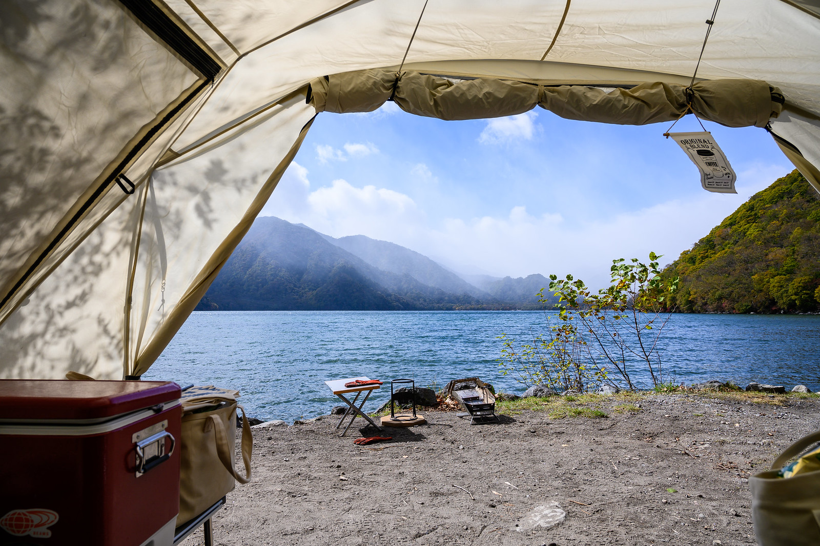 Solo camping at Lake Chuzenji