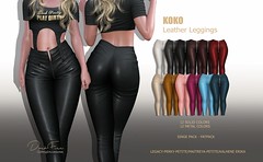 Koko Leather leggings