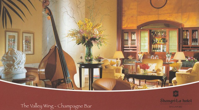 Singapore - Shangri-La Hotel (The Valley Wing - Champagne bar)