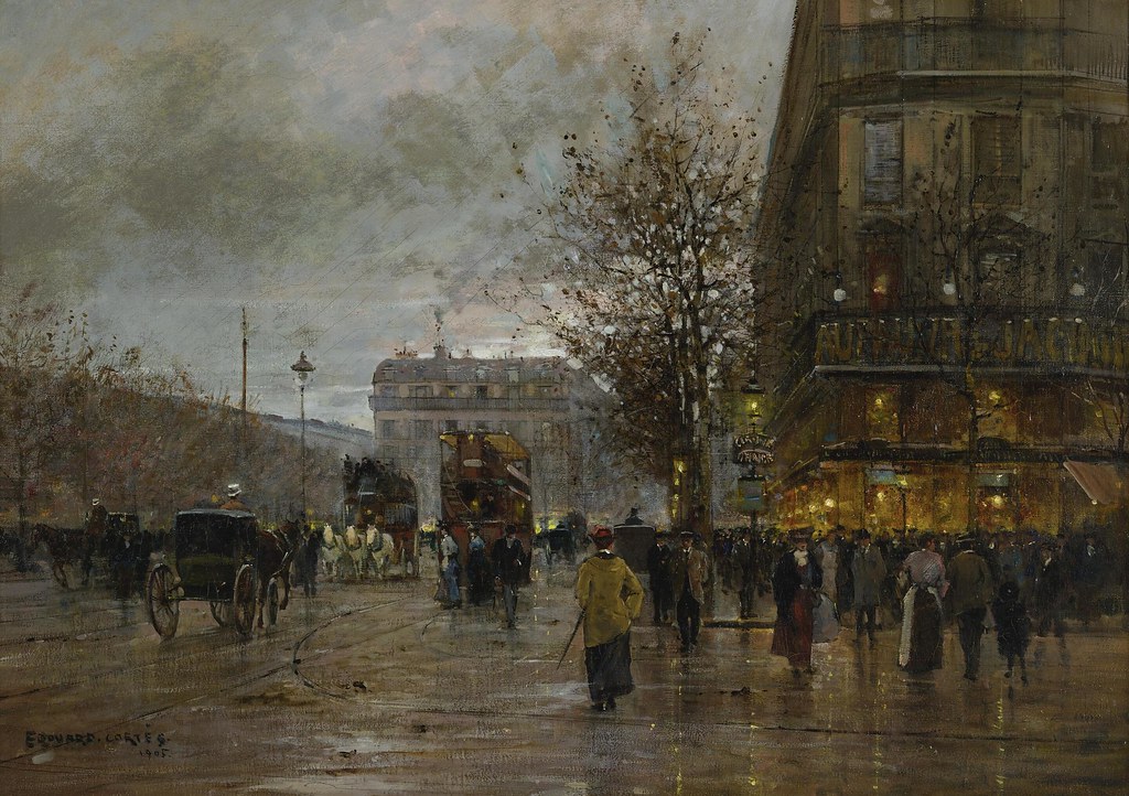 Edouard Leon Cortes «Place de la République», 1905