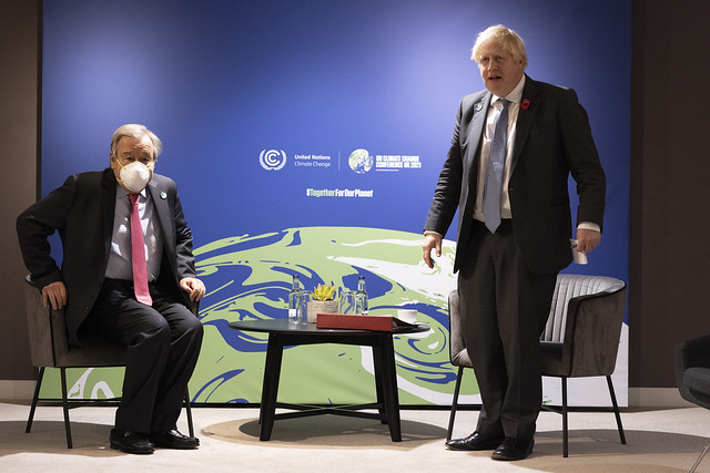 Prime Minister Boris Johnson attends COP26