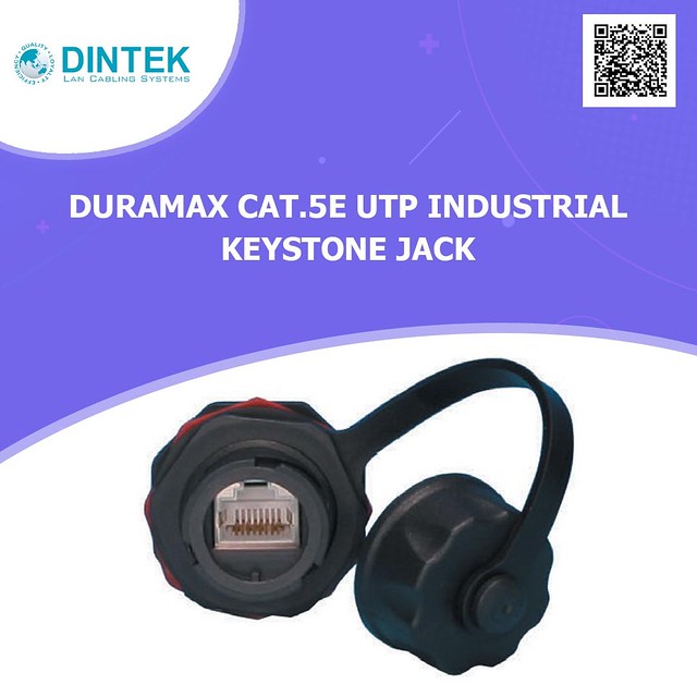 DuraMAX Cat.5e UTP Industrial Keystone Jack