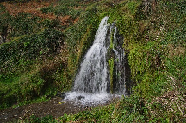 Waterfall Lansallos Bay