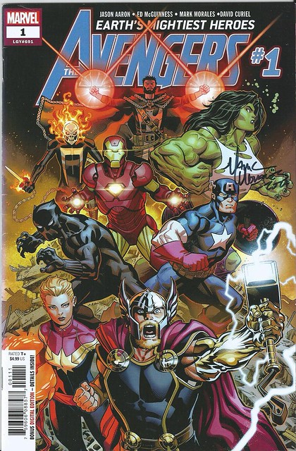 Avengers 1 signed Mark Morales