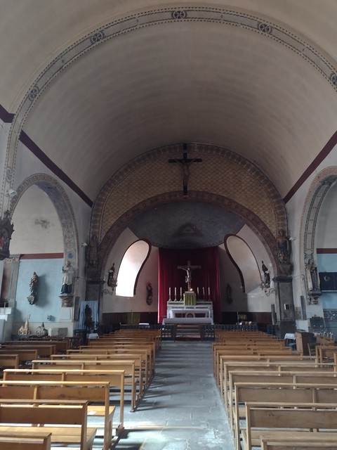 Eglise Saint Désir, Ferrières-sur-Sichon : Vue intérieure