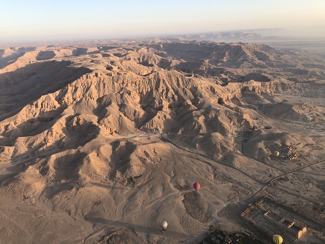 Panorámica de Luxor desde un globo