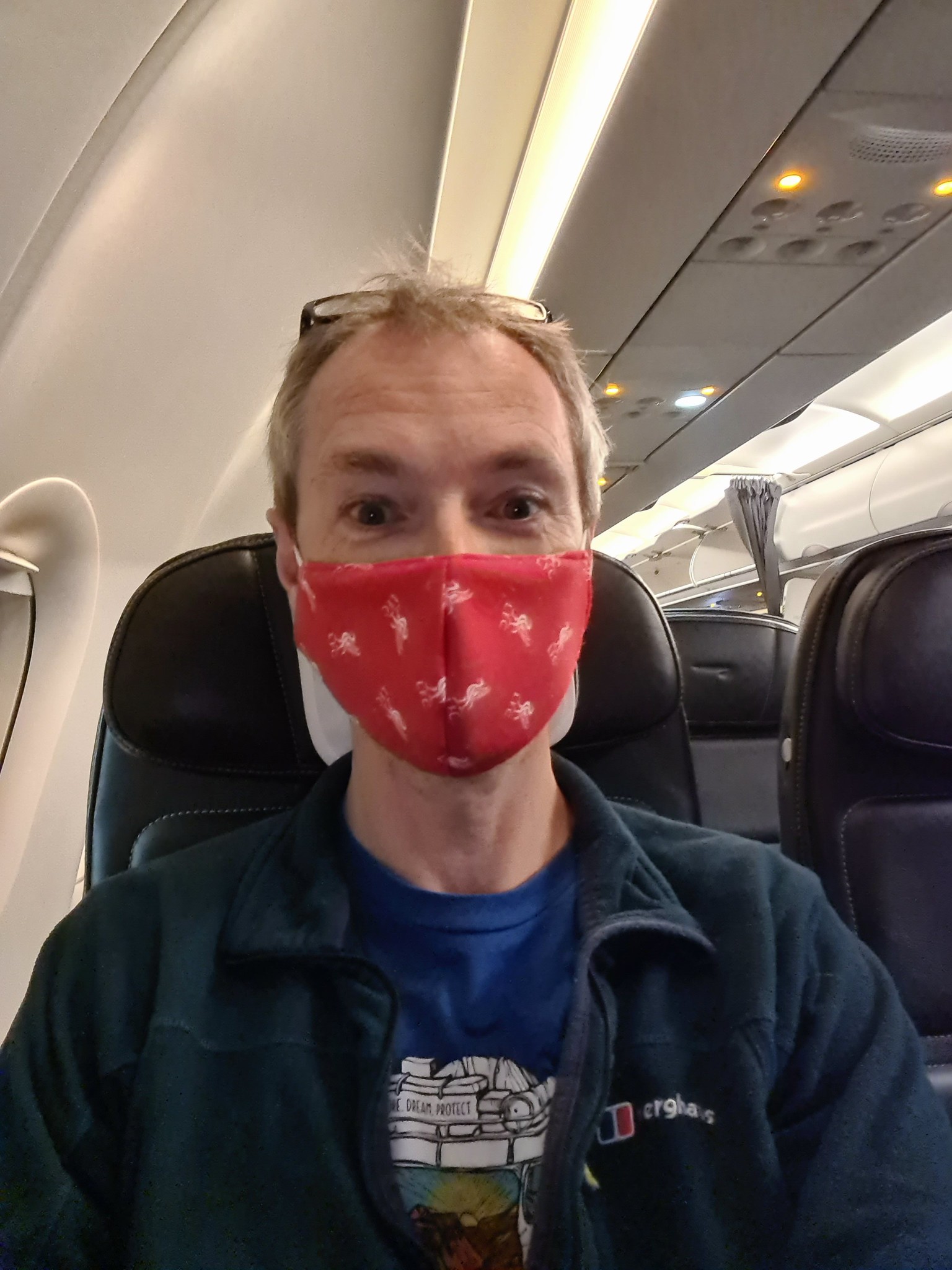 This is what flying is like now - masks required