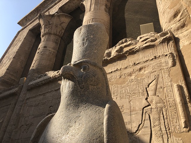 Horus en el templo de Edfú (Egipto)