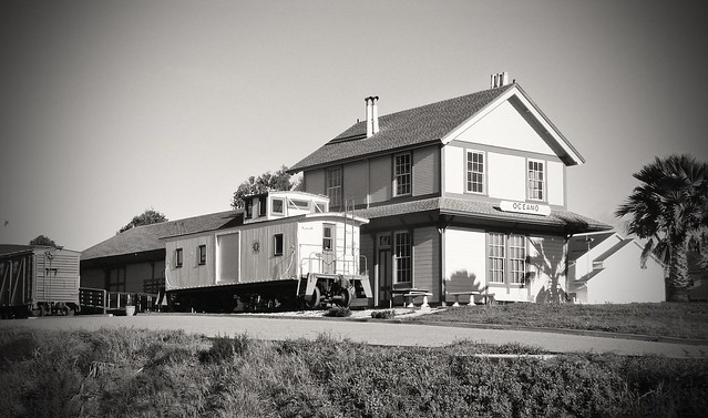 Southern Pacific Railroad Depot in Oceano, California