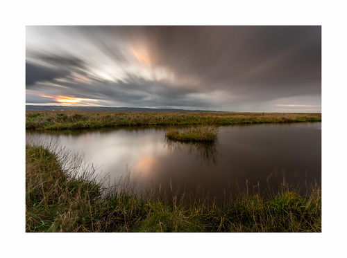 neston marsh longexposure sunset wirral cheshire water