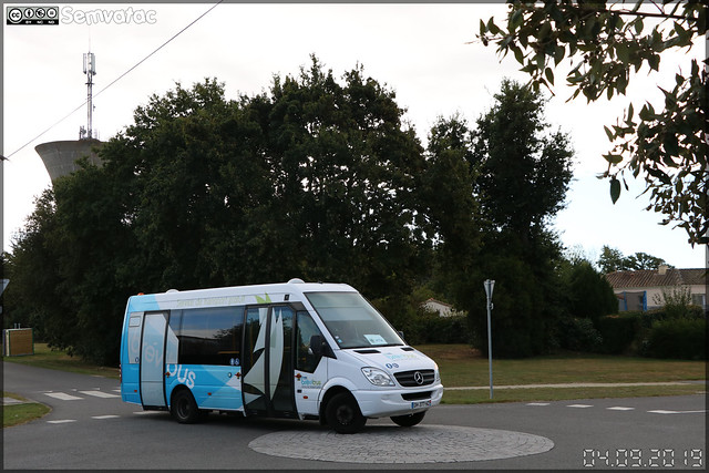 Mercedes-Benz Sprinter City 65 – Transdev CTA (Compagnie des Transports de l’Atlantique) (STAO PL, Société des Transports par Autocars de l’Ouest – Pays de la Loire) / Brévibus