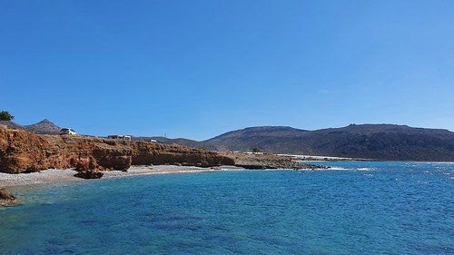 Kreta 2021 141 Votsalaki-strand bij Goudouras / Votsalaki beach at Goudouras