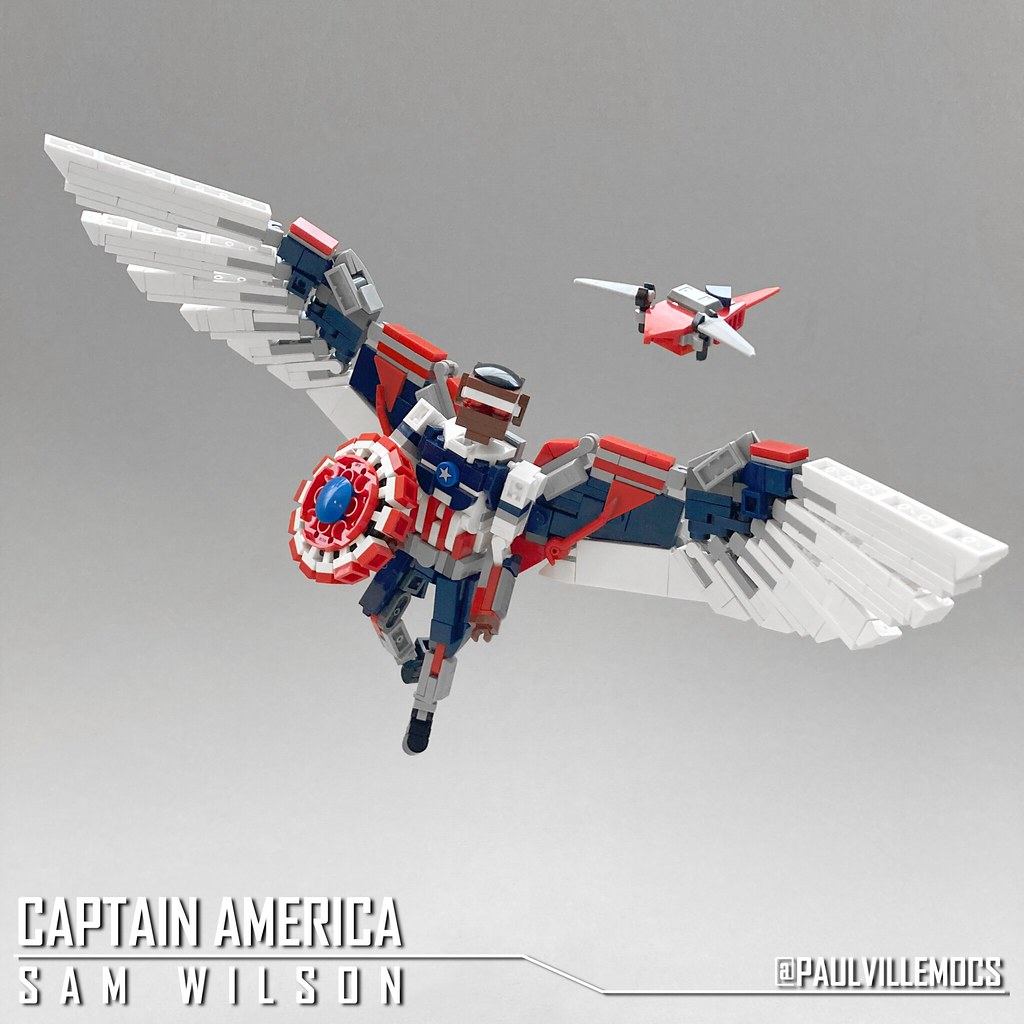 The Falcon and the Winter Soldier - Miniland Scale Captain America Figurine