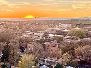 Sunset over Santa Fe