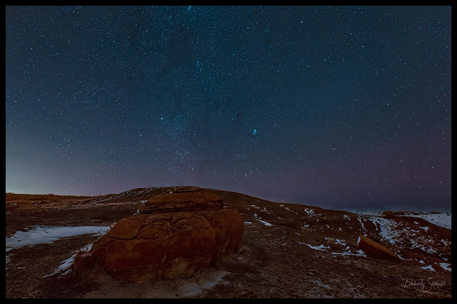 Red Rock Coulee & Pleiades