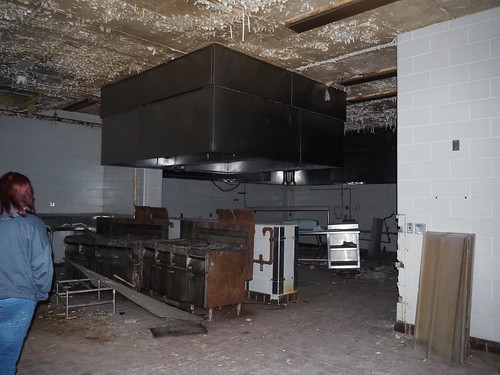Kitchen at the Joliet Prison cafeteria