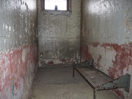 Solitary confinement cell at the Joliet Prison