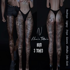 Tattoo Unisex BOM - Tokyo Legs V.2 - Nona's Tattoo's