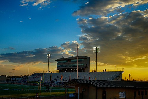 Friday night lights by RWBinSA, Was out looking for a place to catch the sunset and saw a game getting ready to start. Turns out it
