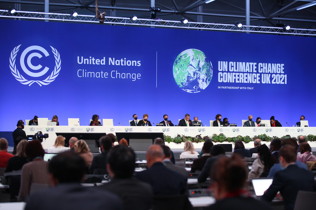 聯合國氣候大會COP26於英國格拉斯哥舉行，各締約國已針對氣候危機達成協議。照片來源：UNclimatechange（CC BY-NC-SA 2.0）