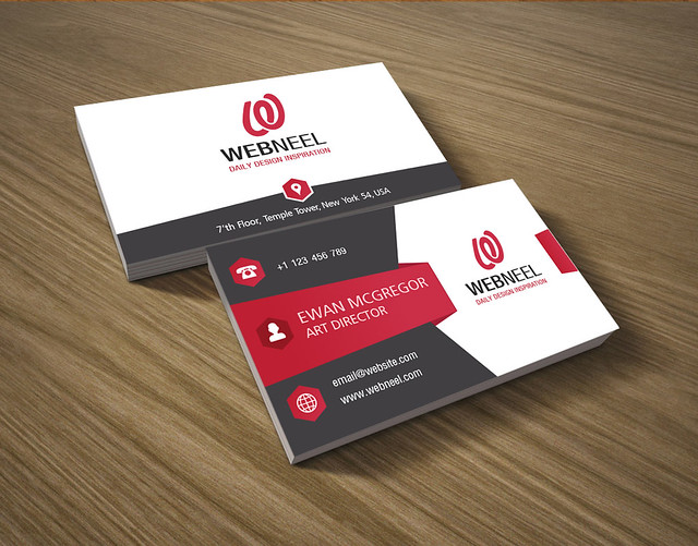 Colorful Corporate Business Card