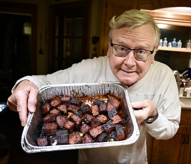 I Feel Good After Smoking a Brisket All Day and Making Burnt Ends