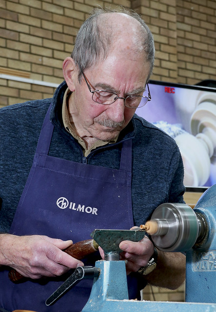Micheal Meakins at The King's Lynn Woodturners