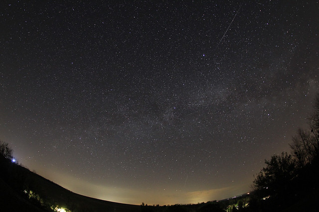 ANT meteor a 2020-as Lyrida maximum idején (Pető Zsolt felvétele)
