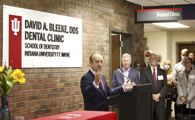 Dedication of the David A. Bleeke, DDS, Dental Clinic