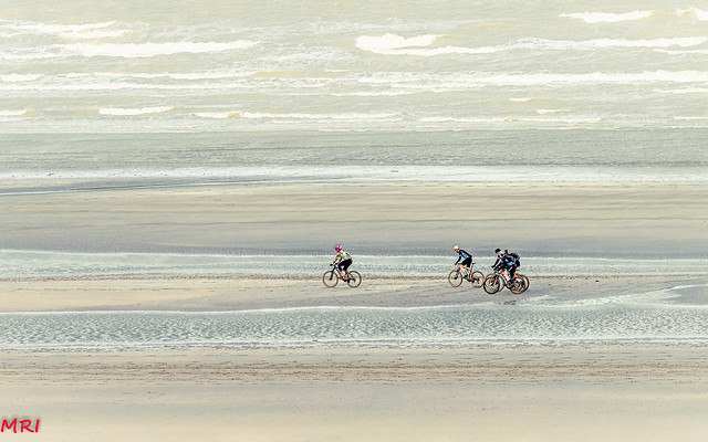 Vélos sur la plage