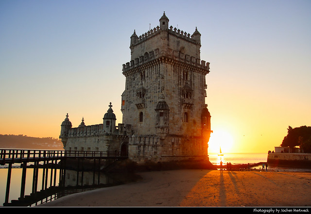 Torre de Belem at Sunset, Lisbon, Portugal