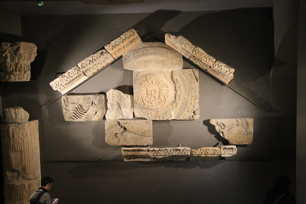 Temple Pediment with Gorgon