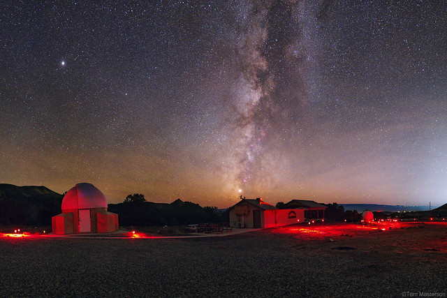 Milky Way Core Above Grand Mesa Observatory 11/6/2021