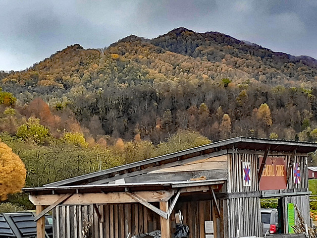 Mountain Behind The General Store.