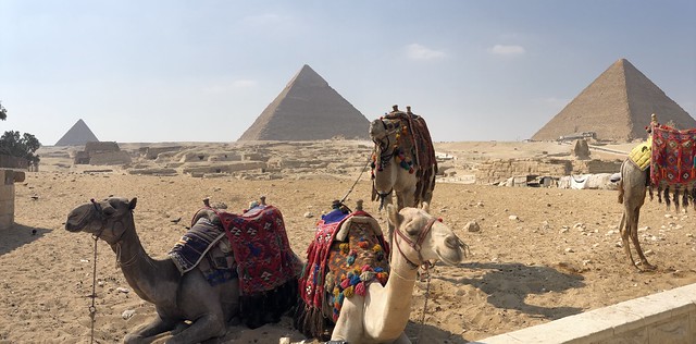 Explanada de las pirámides de Giza (Egipto)