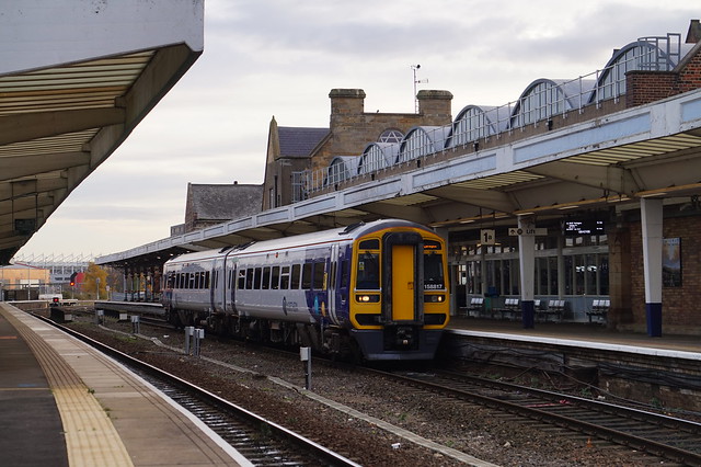 Northern Rail Class 158 at Middlesbrough Railway Station