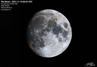 The Moon - 2021-11-17 02:32 UTC - Mineral Moon