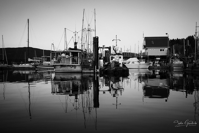 Fishing boats in Cowichan Bay, Vancouver Island