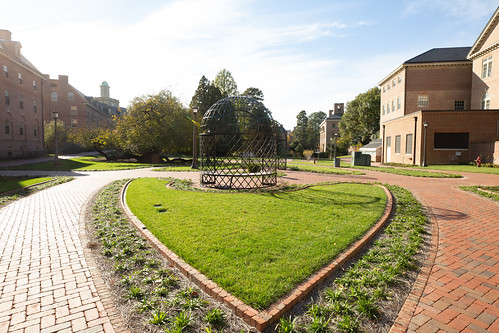 The Reveley Garden is a tribute to former W&M President Taylor Reveley and his wife Helen.
