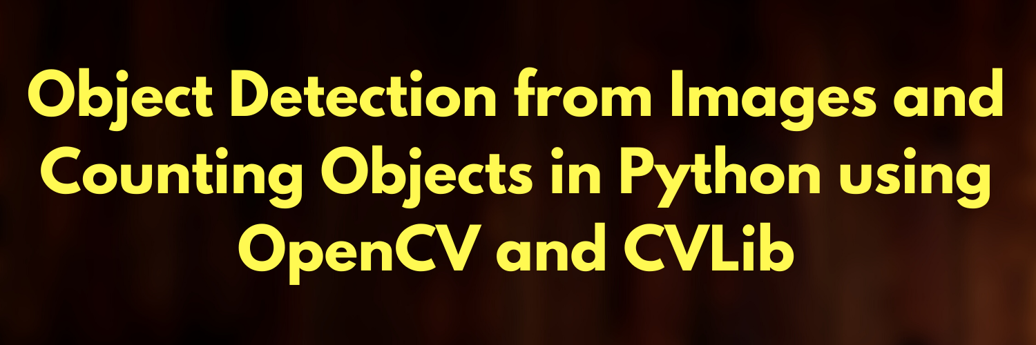 Object Detection from Images and Counting Objects in Python using OpenCV and CVLib
