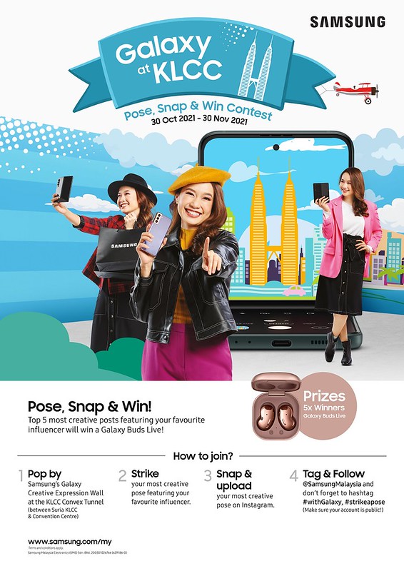 Sertai Peraduan Pose, Snap And Win &Amp; Menangi Samsung Galaxy Buds Live