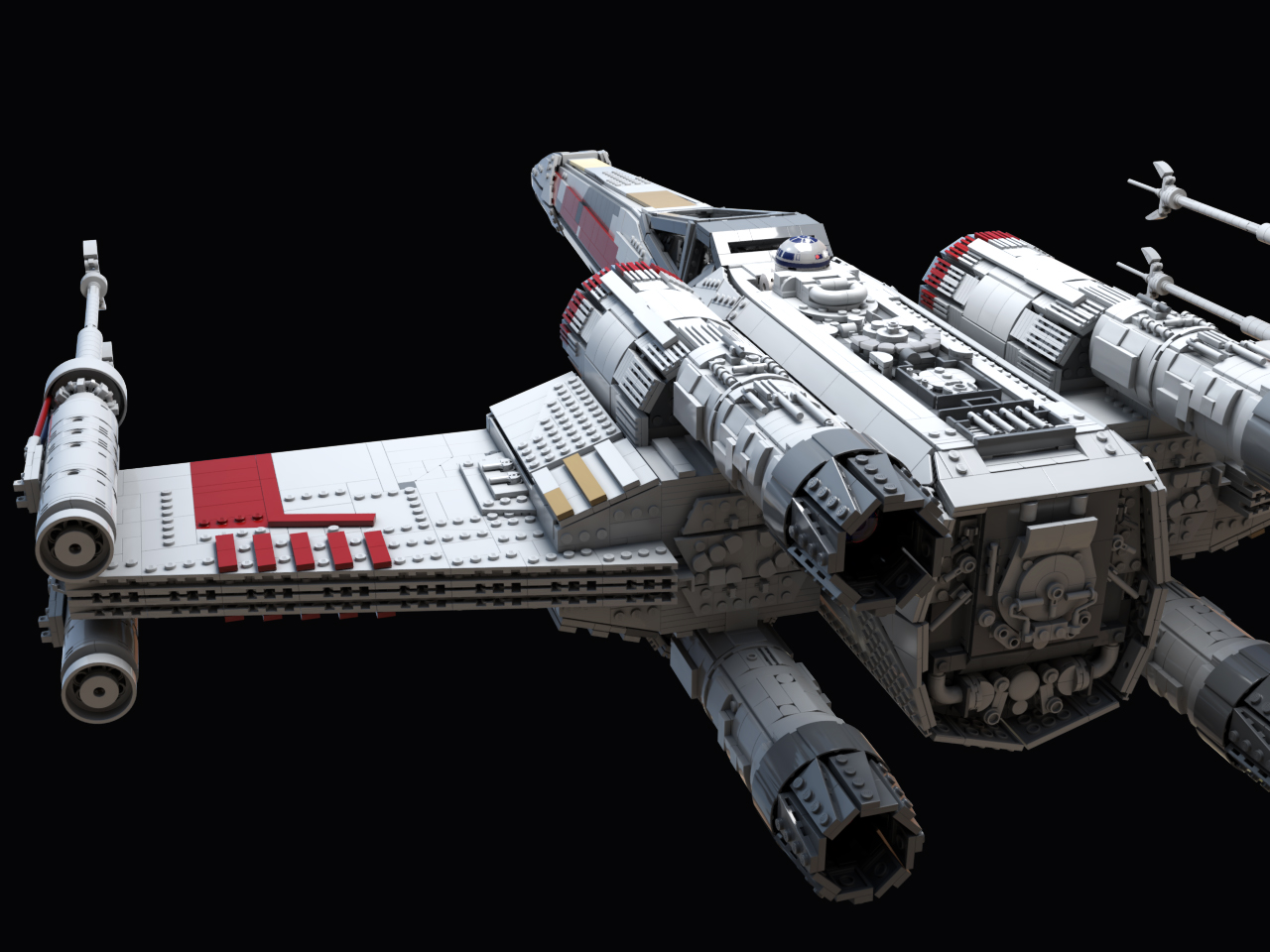 Fight for Rebels piloting this outstanding X-wing as big as the LEGO sets - The Brick The Brick