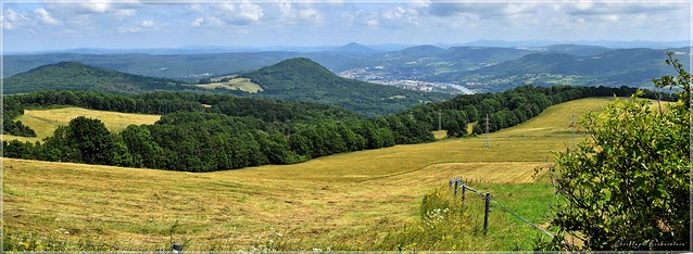 Blick vom Lerchenberg (Javorský vrch) nach Osten