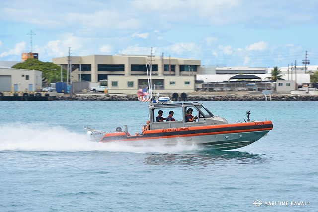 Coast Guard Boat Action