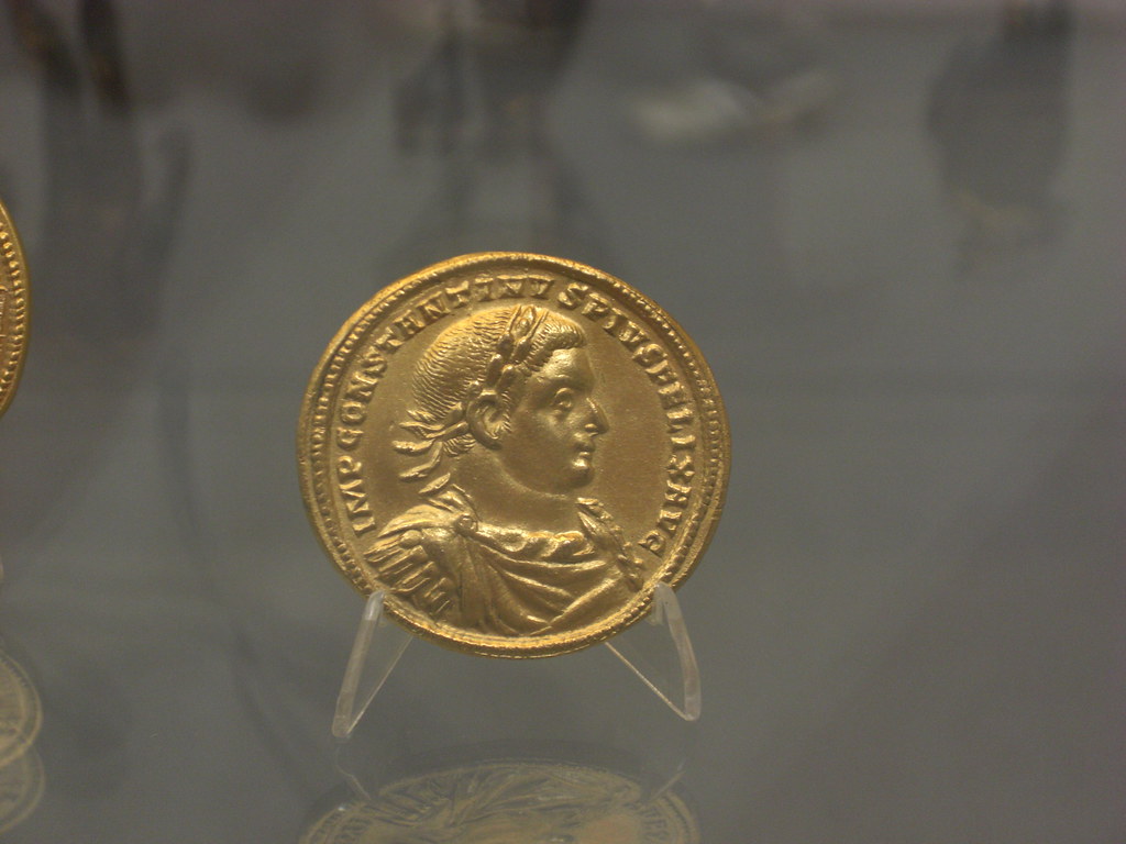 Gold Medallion of Constantius Chlorus